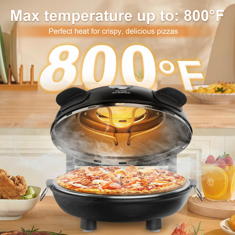 Horno Tixixc con diseño portátil para cocina versátil en interiores y exteriores.