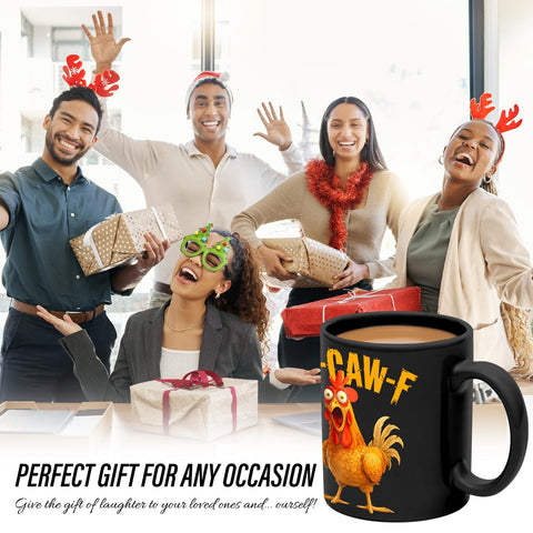 TIXPEN Taza cerámica negra 11oz, diseño duradero para uso diario.
