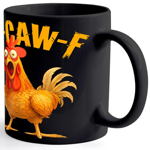 TIXPEN Taza gallo animado CAW-F, perfecta para empezar el día con café.