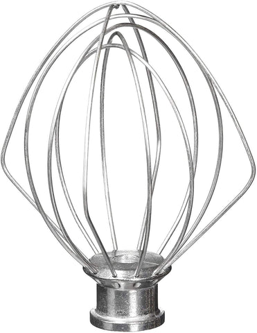 Batidor de seis hilos de TIZZE para KitchenAid con cabeza inclinable, ideal para crema batida esponjosa