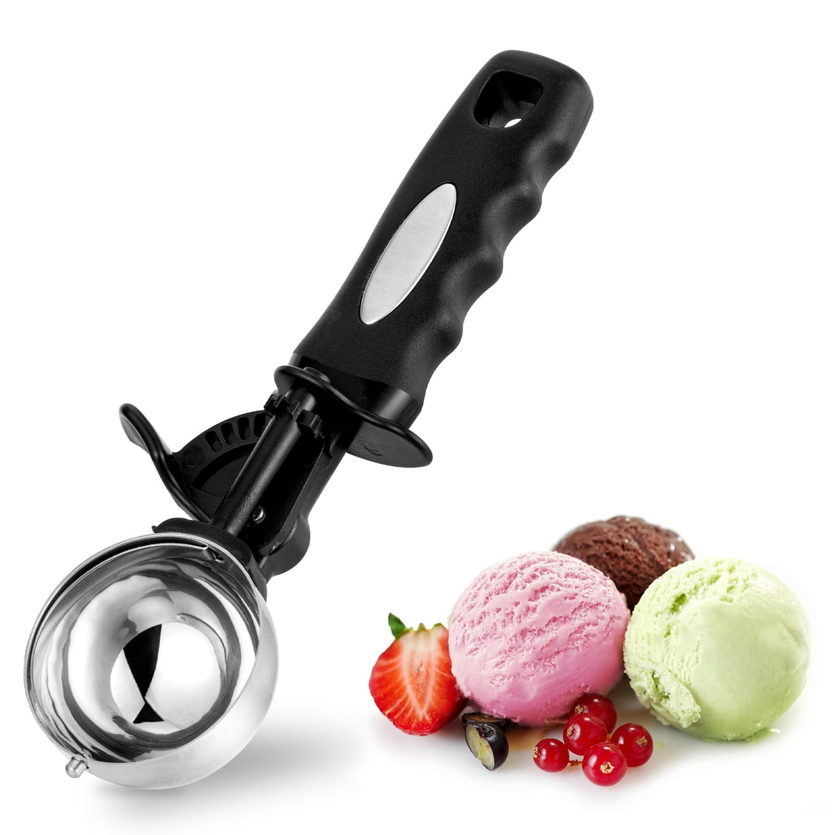 Cuchara TJ POP para galletas 55 ml, porciones uniformes.