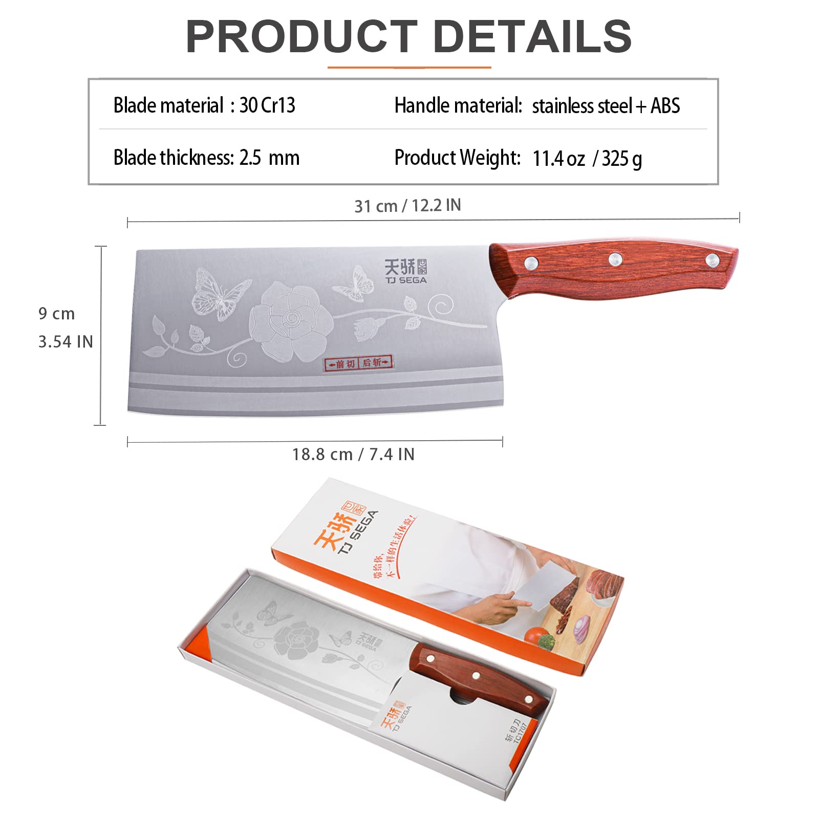 Regalo ideal para gourmets: cuchillo TJ POP TC1707 de alta calidad