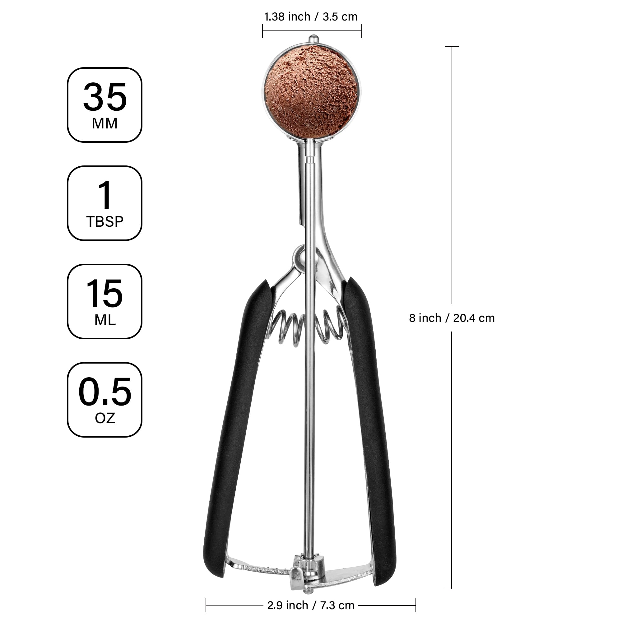 Mango ergonómico suave de la cuchara TJ POP