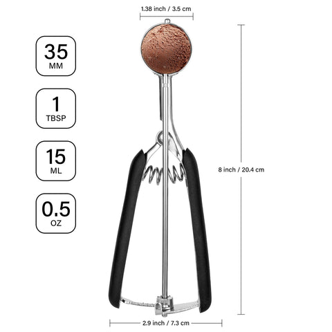 Mango ergonómico suave de la cuchara TJ POP