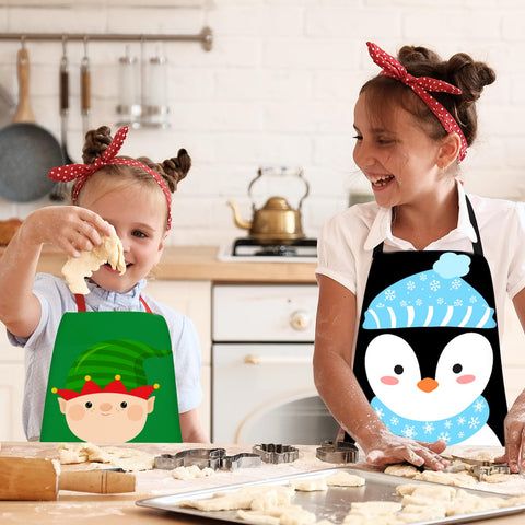 Delantal infantil Tkifoda para uso diario y fiestas, fácil de limpiar.