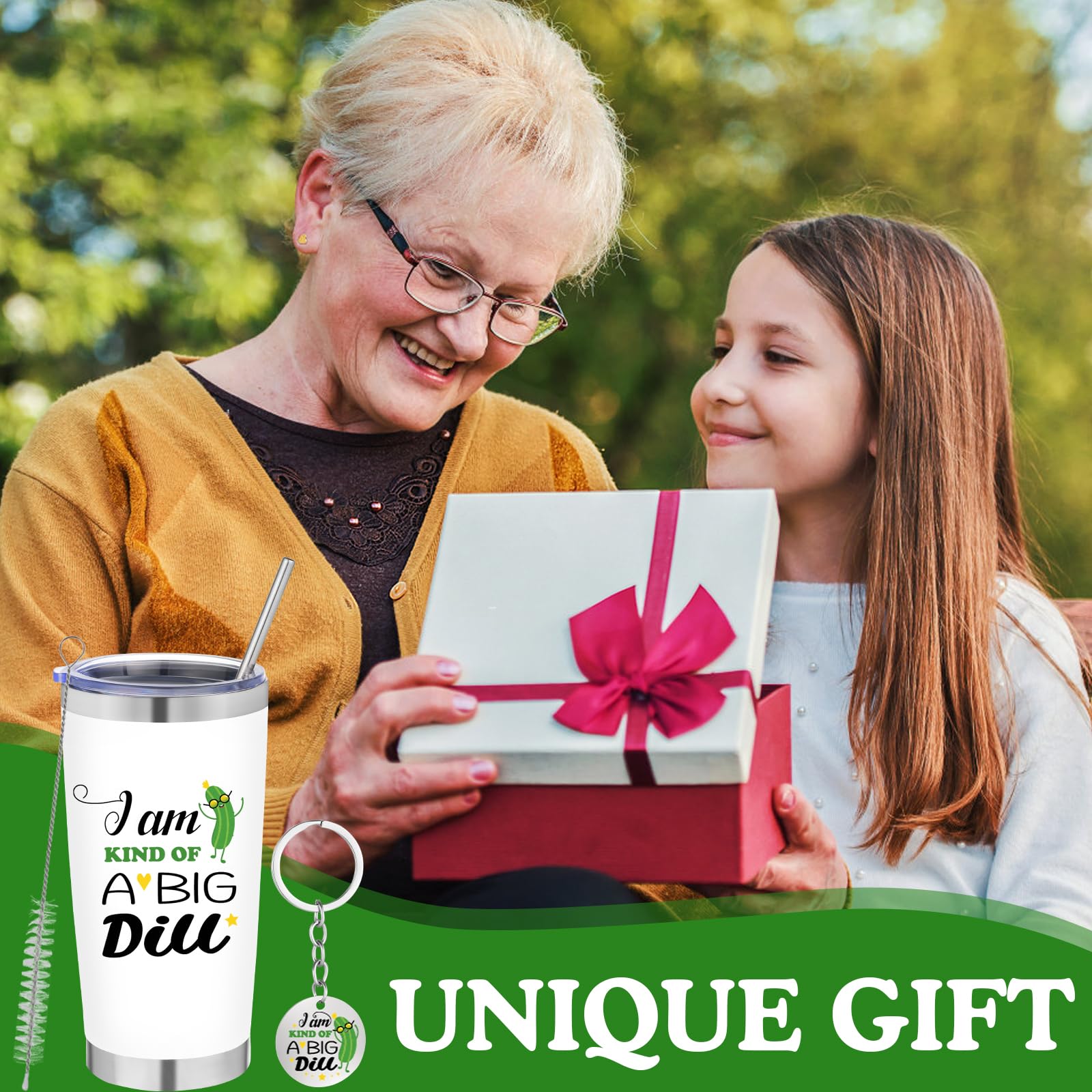 Conjunto regalo pepinillo TLY para familiares y amigos.