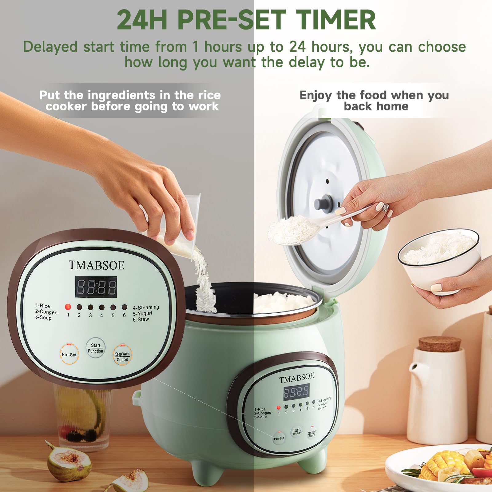 TMABSOE cestillo de vapor para cocinar al vapor.