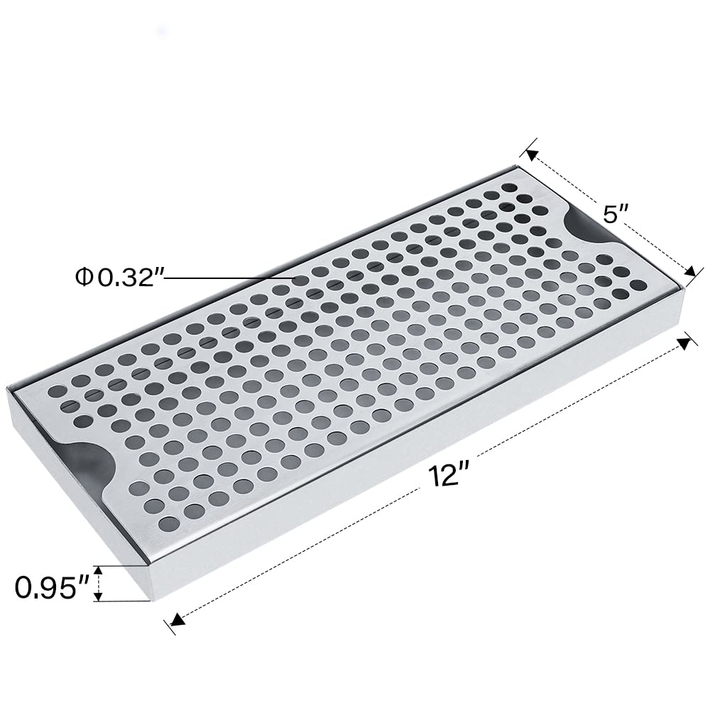TMCRAFT bandeja 12x5 pulgadas se adapta a dispensadores de cerveza