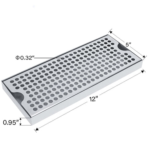 TMCRAFT bandeja 12x5 pulgadas se adapta a dispensadores de cerveza