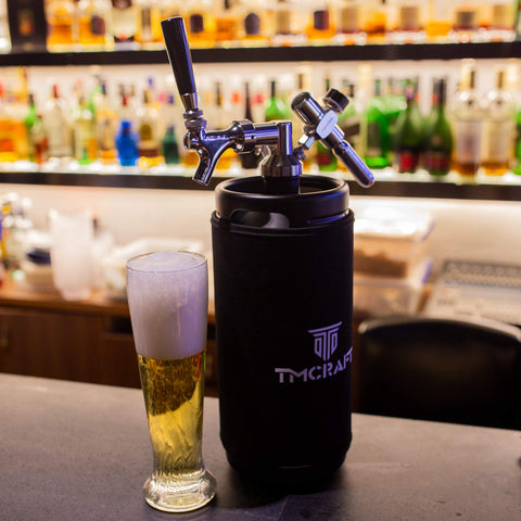 TMCRAFT Growler, cartucho CO2 compatible para mantener la cerveza gasificada