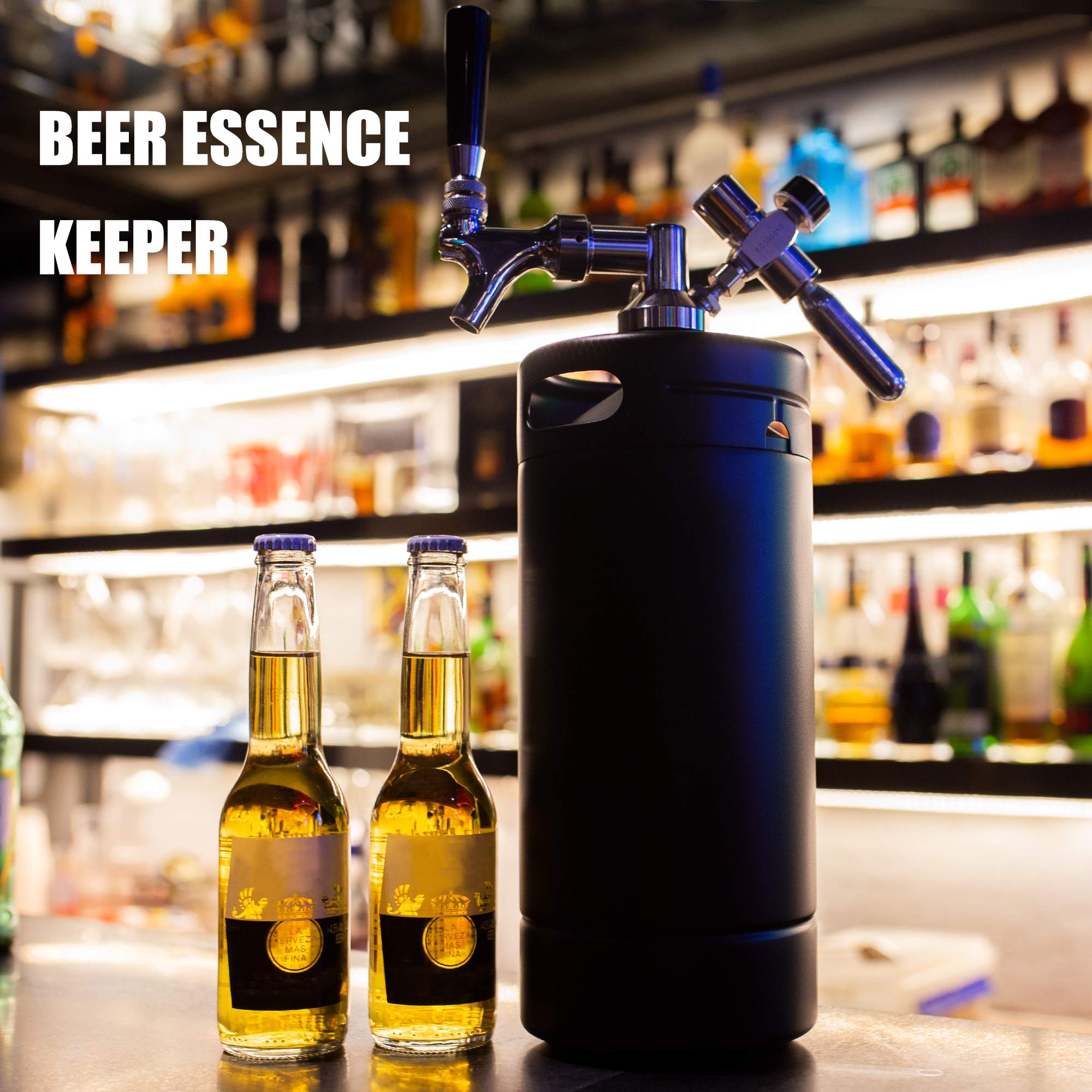 TMCRAFT Growler, regulador mejorado, precisión para carbonatación estable