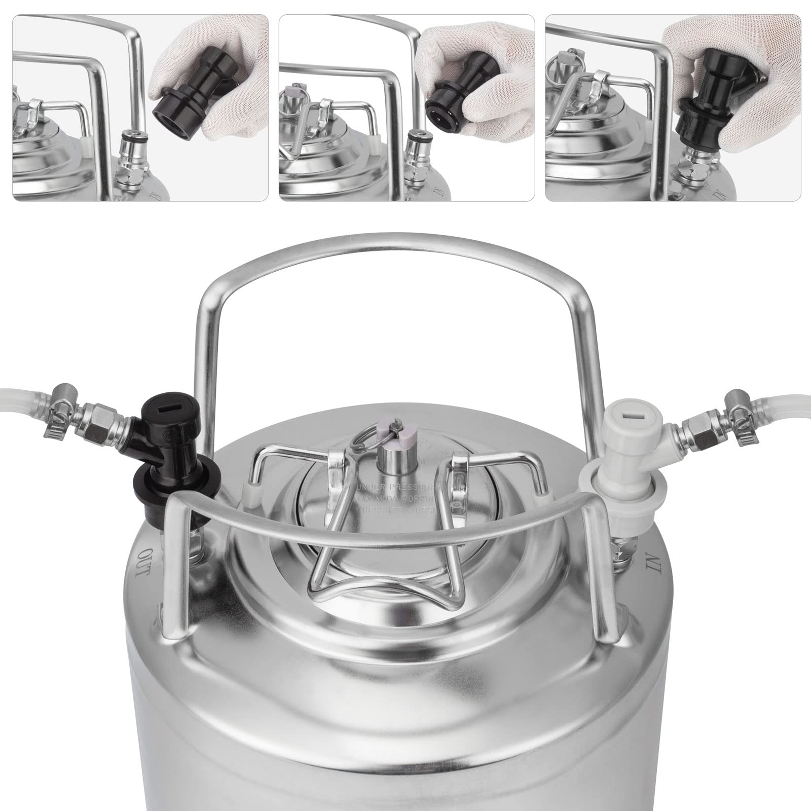 TMCRAFT mini keg válvula de alivio, control de presión seguro.
