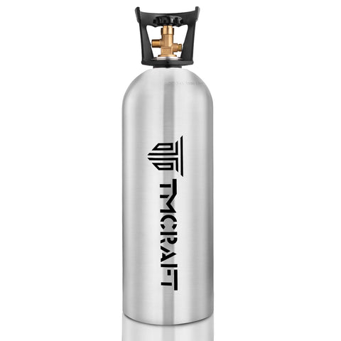 TMCRAFT tanque CO2 de aluminio 6061 con acabado cepillado, duradero y ligero
