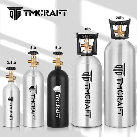 TMCRAFT tanque CO2 ideal para dispensación de cerveza en casa