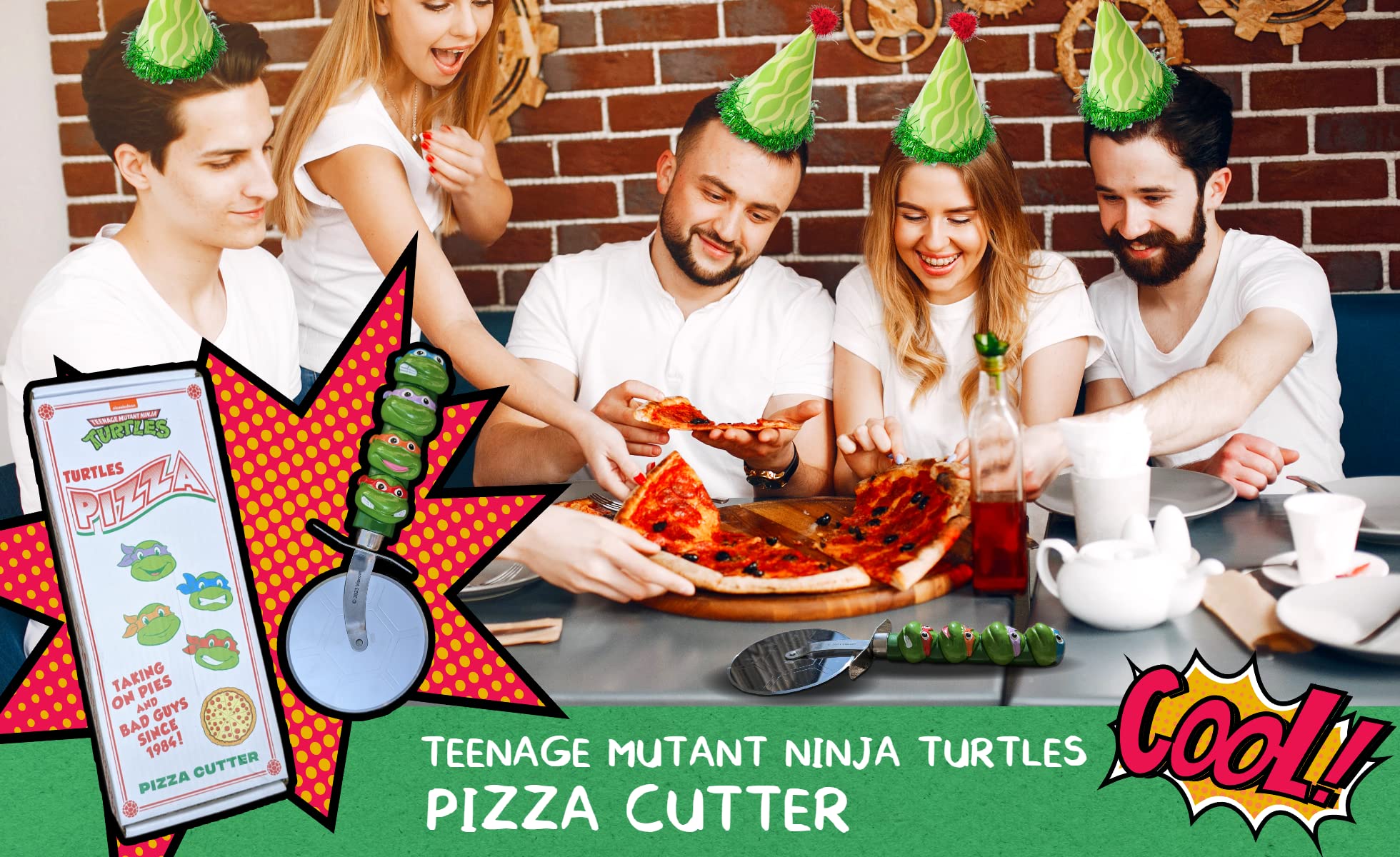 Perfecto para fiestas y reuniones, añade diversión con TMNT en cada porción