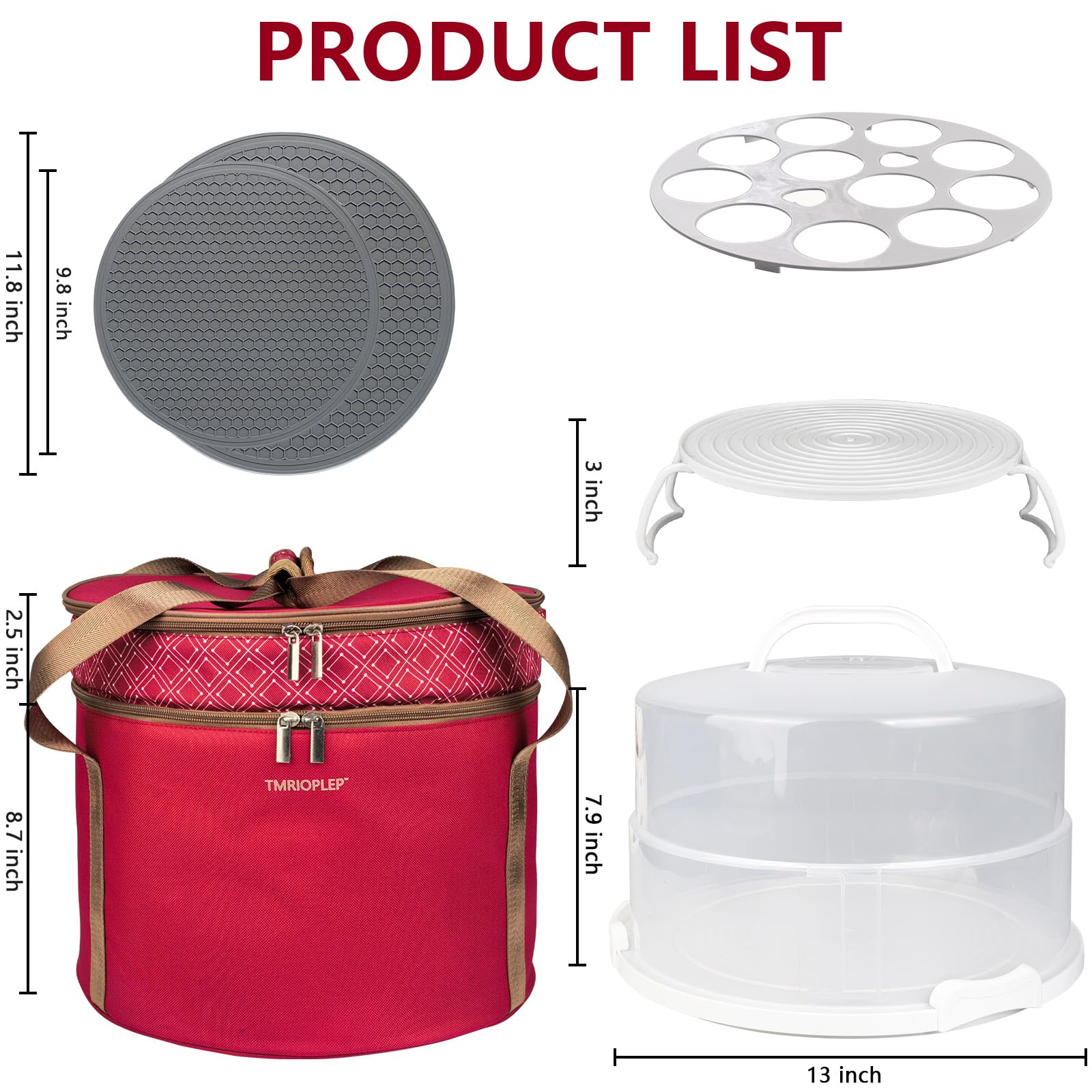Tmrioplep espacio para utensilios en capa superior para mayor practicidad