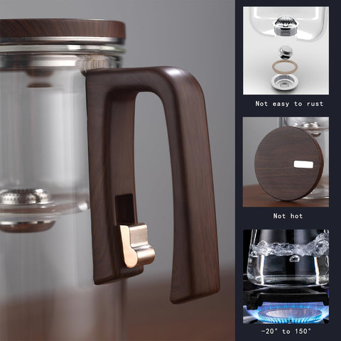 Tmtemn tetera con capacidad de 520 ml, perfecta para preparar varias tazas.
