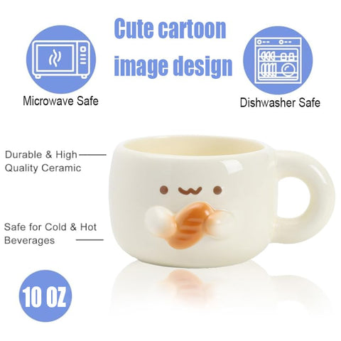 Tmtior taza cerámica resiste altas temperaturas, ideal para bebidas calientes