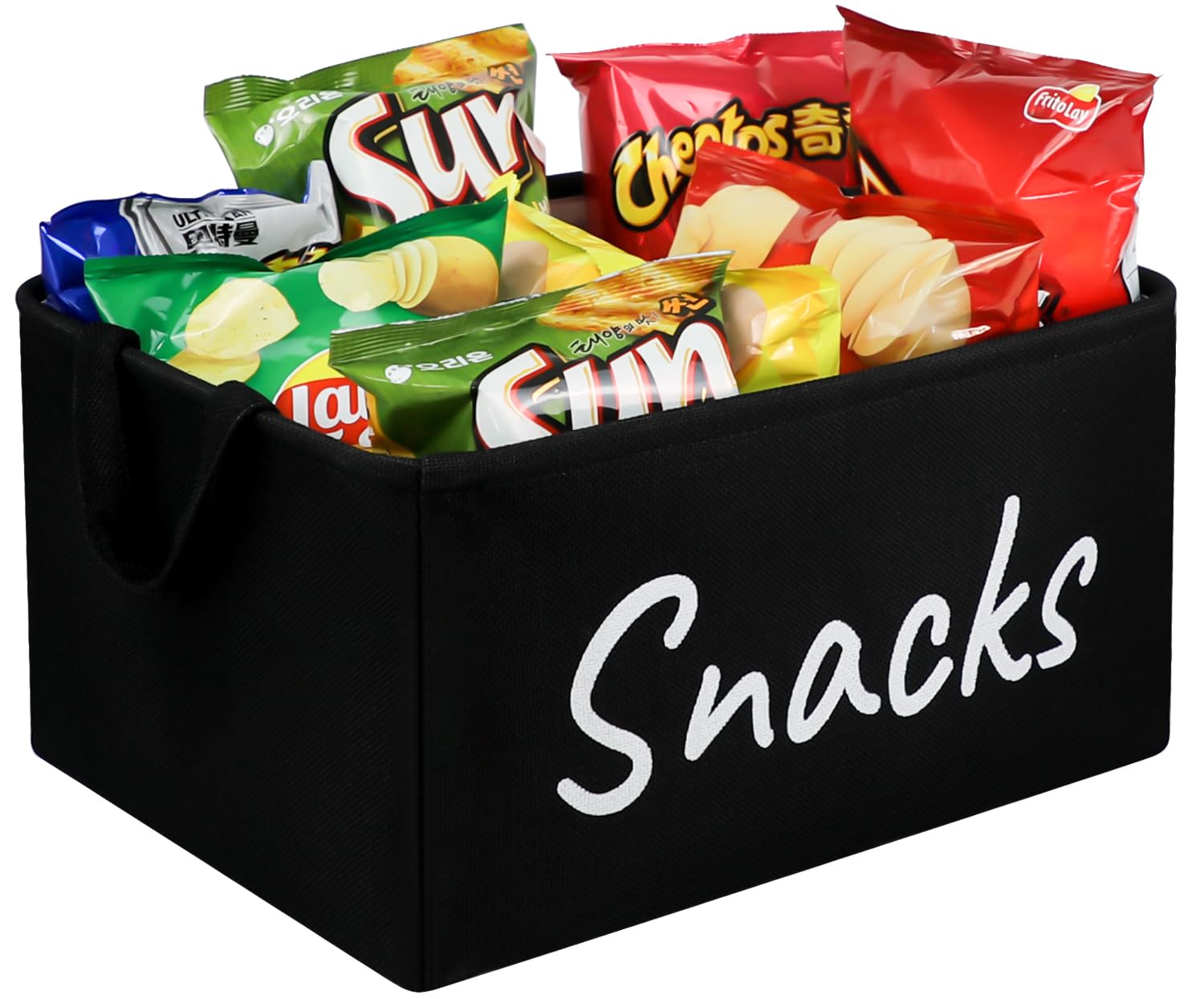 Caja de aperitivos TNNTOPELE en la despensa, gran capacidad para varias bolsas