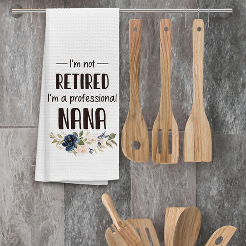 Toallas de cocina con diseño simple TNUW Nana, combinan con cualquier decoración.