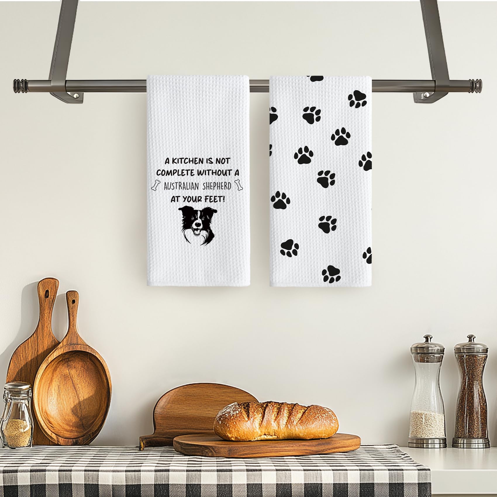 Toallas TNUW para decoración del hogar, estilo elegante para cocina y sala