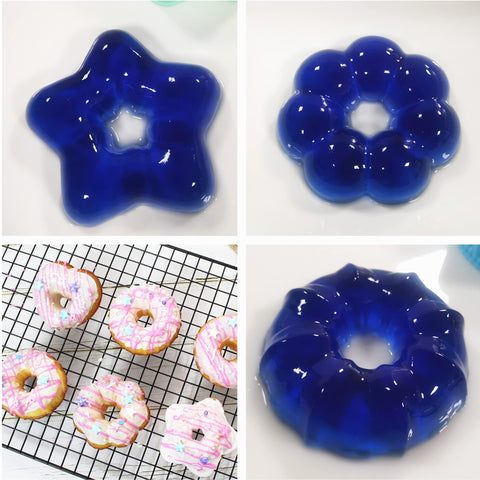 To encounter molde de donas silicona 3 pulgadas, apto para horno y fácil limpieza.