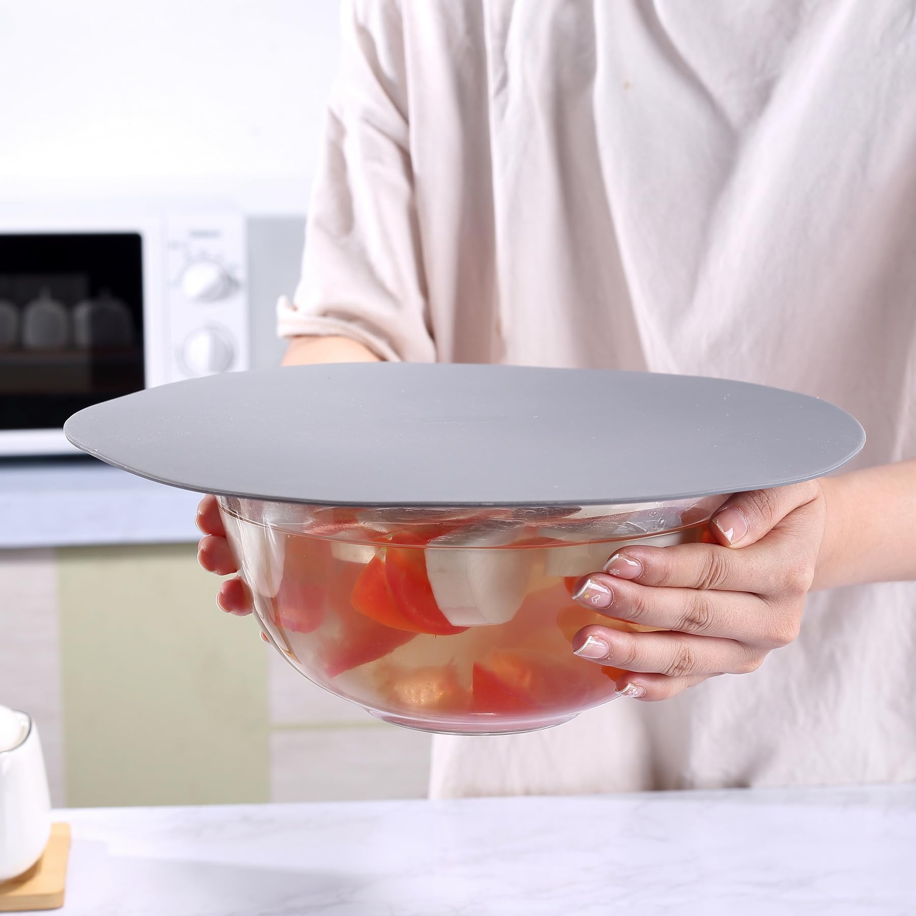To encounter uso versátil en microondas y horno, ayuda a mantener orden y limpieza.