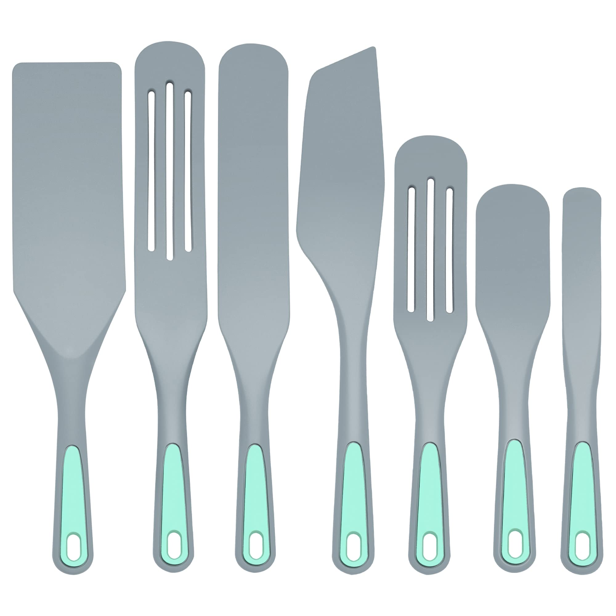 To encounter spurtles set silicona cocina, versátil para mezclar, raspar y servir sin rayar