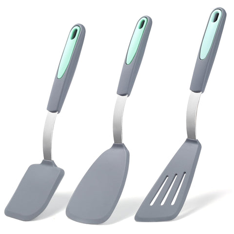Espátula To Encounter: set de silicona para 3 piezas, cocina flexible sin pegar