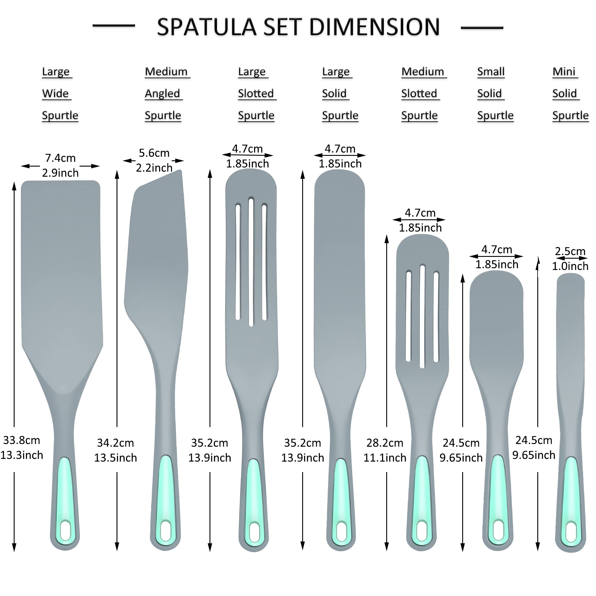 To encounter spurtle aptas para lavavajillas, limpieza rápida tras cocinar