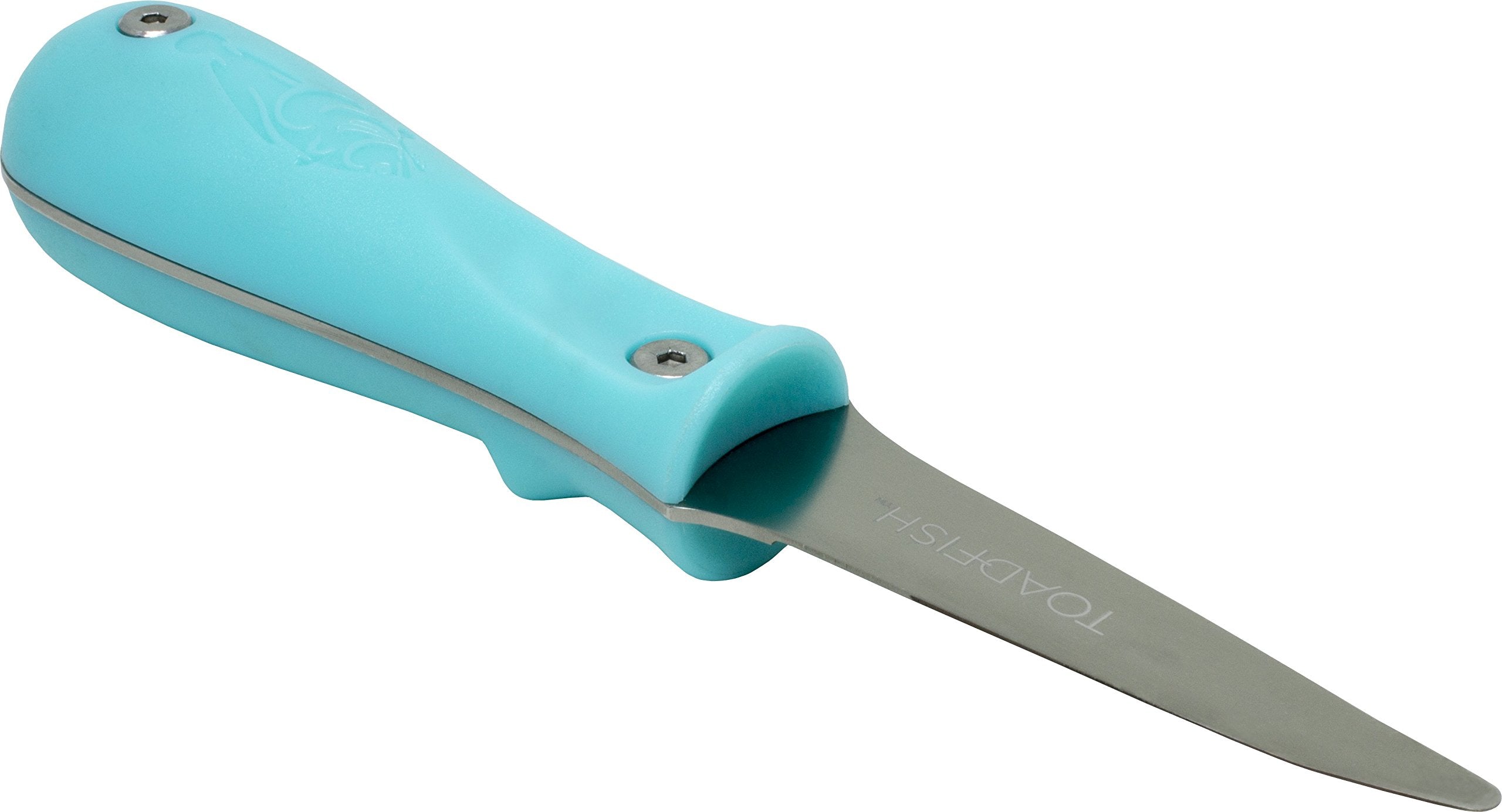 Toadfish cuchillo para ostras: acero inoxidable resistente para uso duradero.