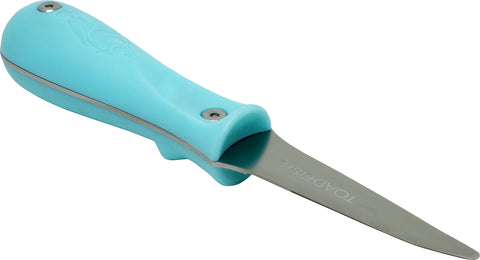 Toadfish cuchillo para ostras: acero inoxidable resistente para uso duradero.