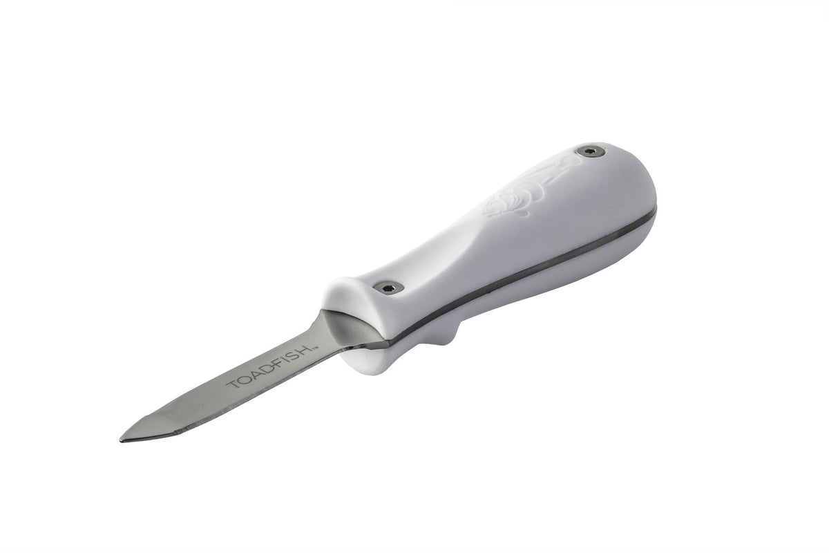 Toadfish cuchillo ostras, hoja gruesa para descorchar ostras de caparazón grueso.