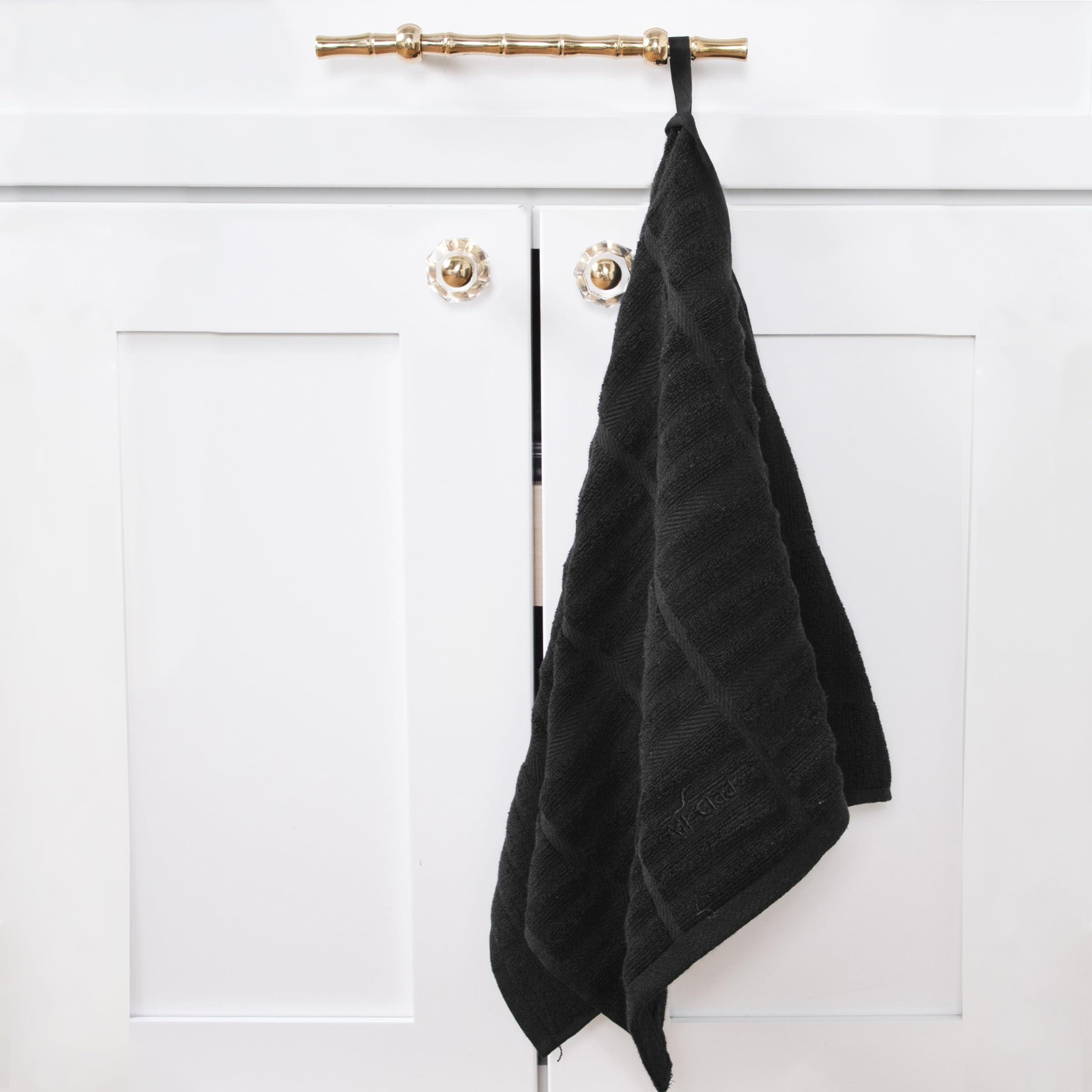 Toalla All-Clad tamaño 17x30 para tareas de cocina variadas.