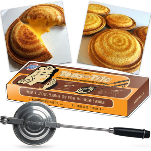 Toas-Tite sándwich maker, diseño retro en la cocina, ideal para bocadillos rápidos