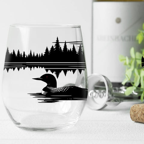 Toasted Tales Diseño Animales del Bosque: vaso versátil para vino, café o agua.