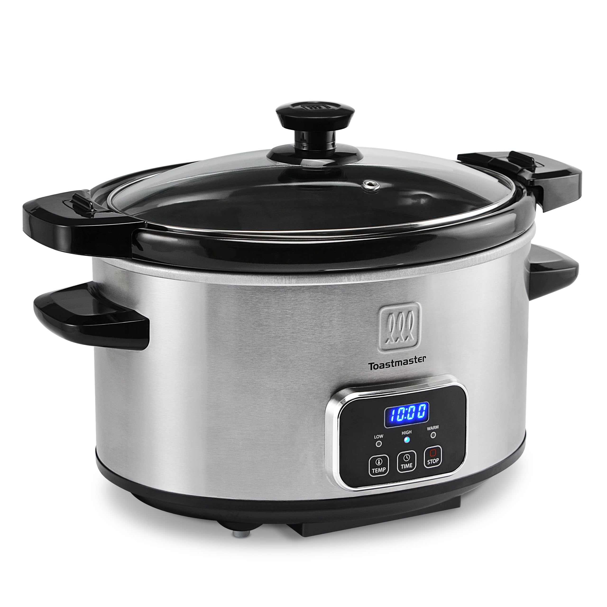 Toastmaster Olla lenta 4 cuartos, ideal para comidas familiares.