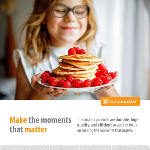 Toastmaster quemador único diseño compacto ideal para cocinas pequeñas