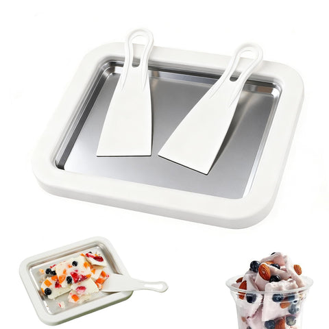 Tobeno1 máquina para helado enrollado en casa, lista para crear postres.