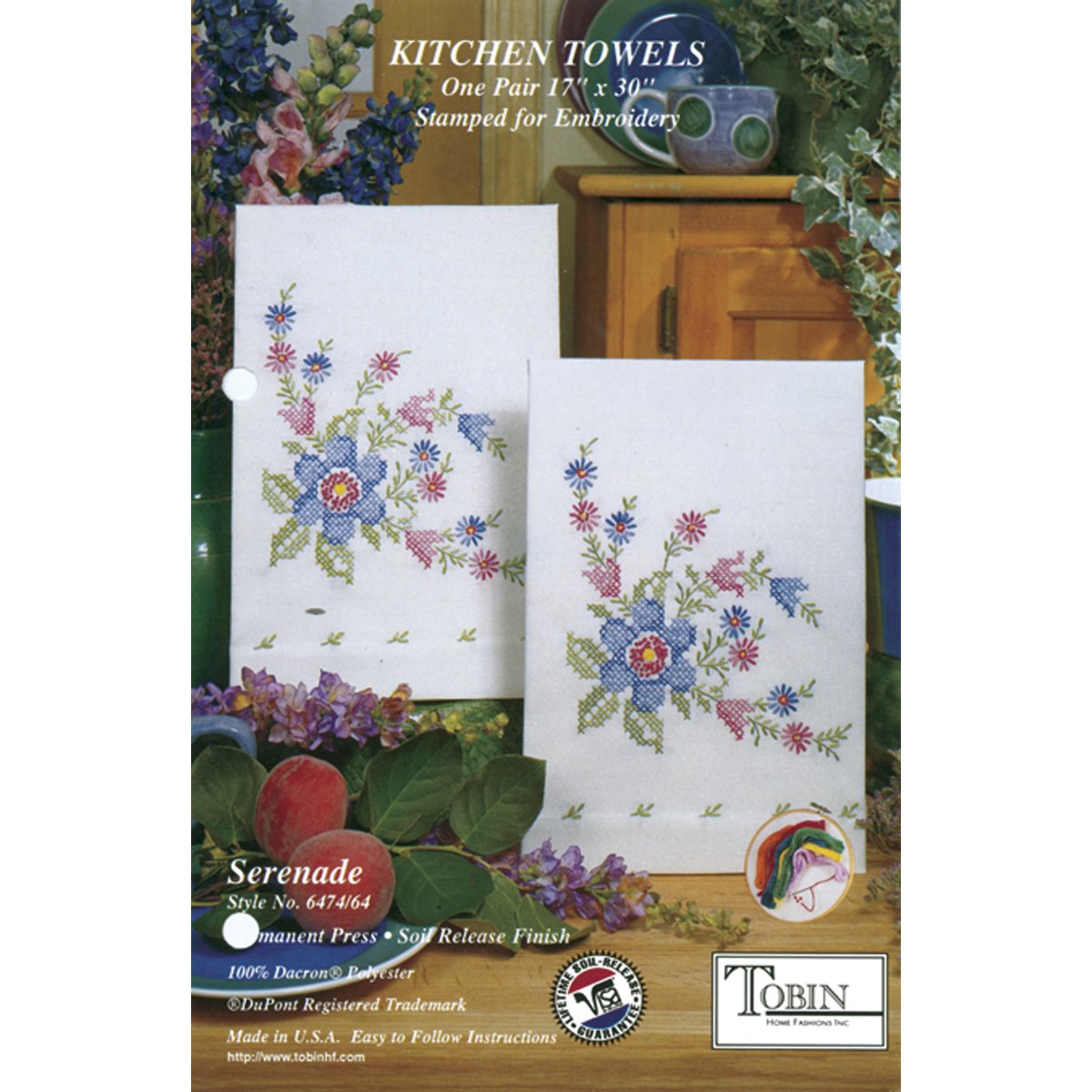 Toalla Tobin 264064 con estampado para bordado, suave y lista para personalizar