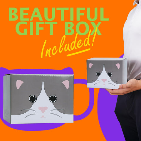 ToCooTo Taza Gato ideal para bebidas calientes o frías en la oficina.