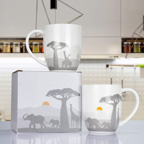 ToCooTo elefante, taza ceramica, detalle elefante, acabado suave y duradero