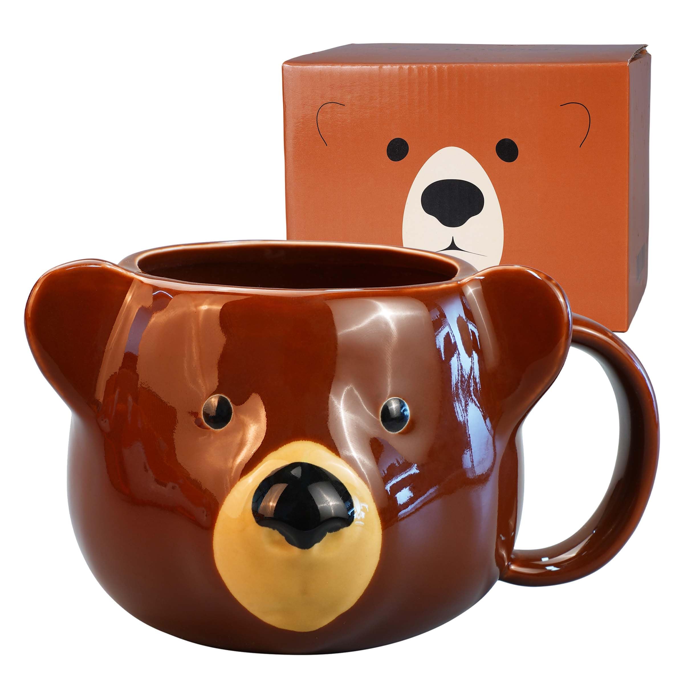 ToCooTo taza oso frontal con diseño 3D para café matutino