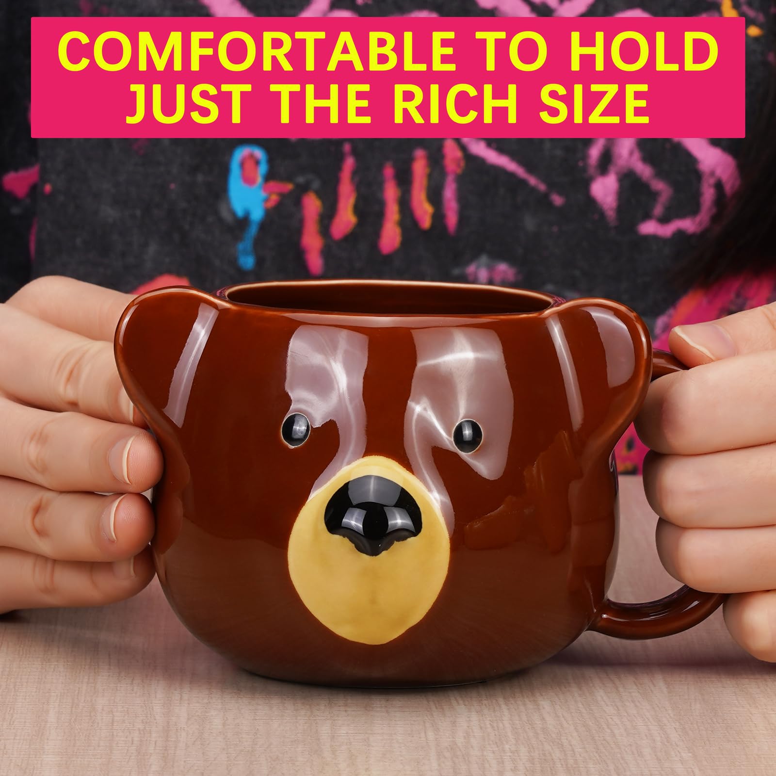 ToCooTo taza oso para té caliente, aroma agradable