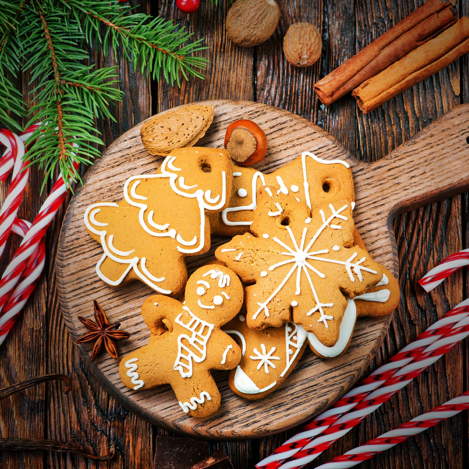 Toekt cortador estrella para galletas brillantes y regalos