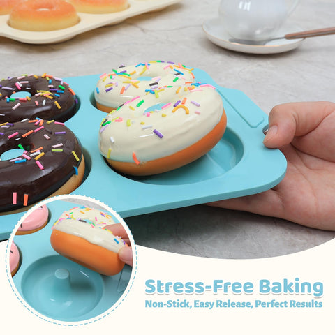 Toeusog donas sin gluten con molde silicona opciones saludables