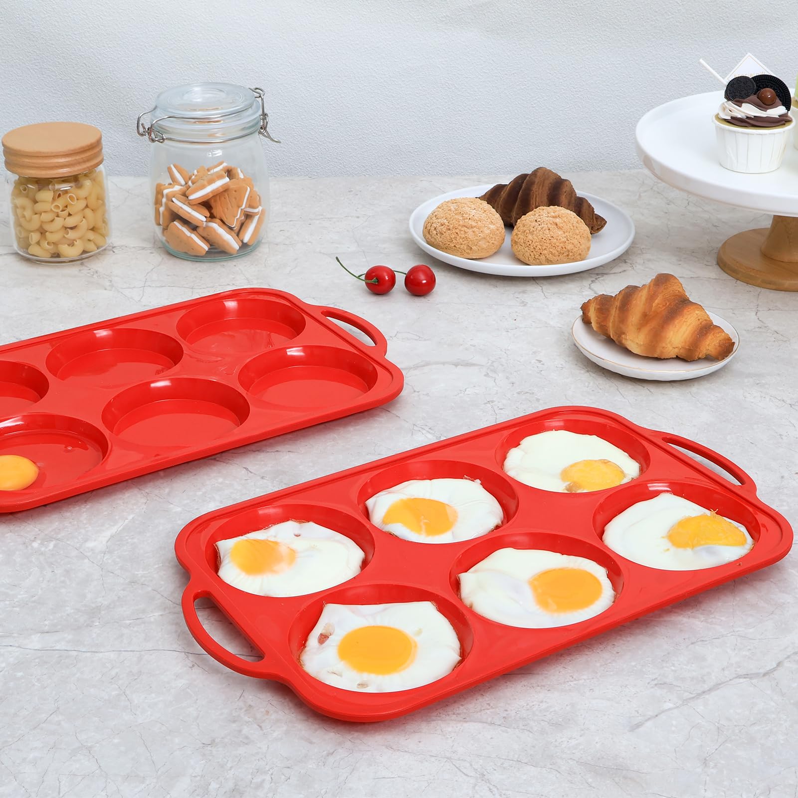  Toeusog bandeja apta para horno, microondas y lavavajillas.