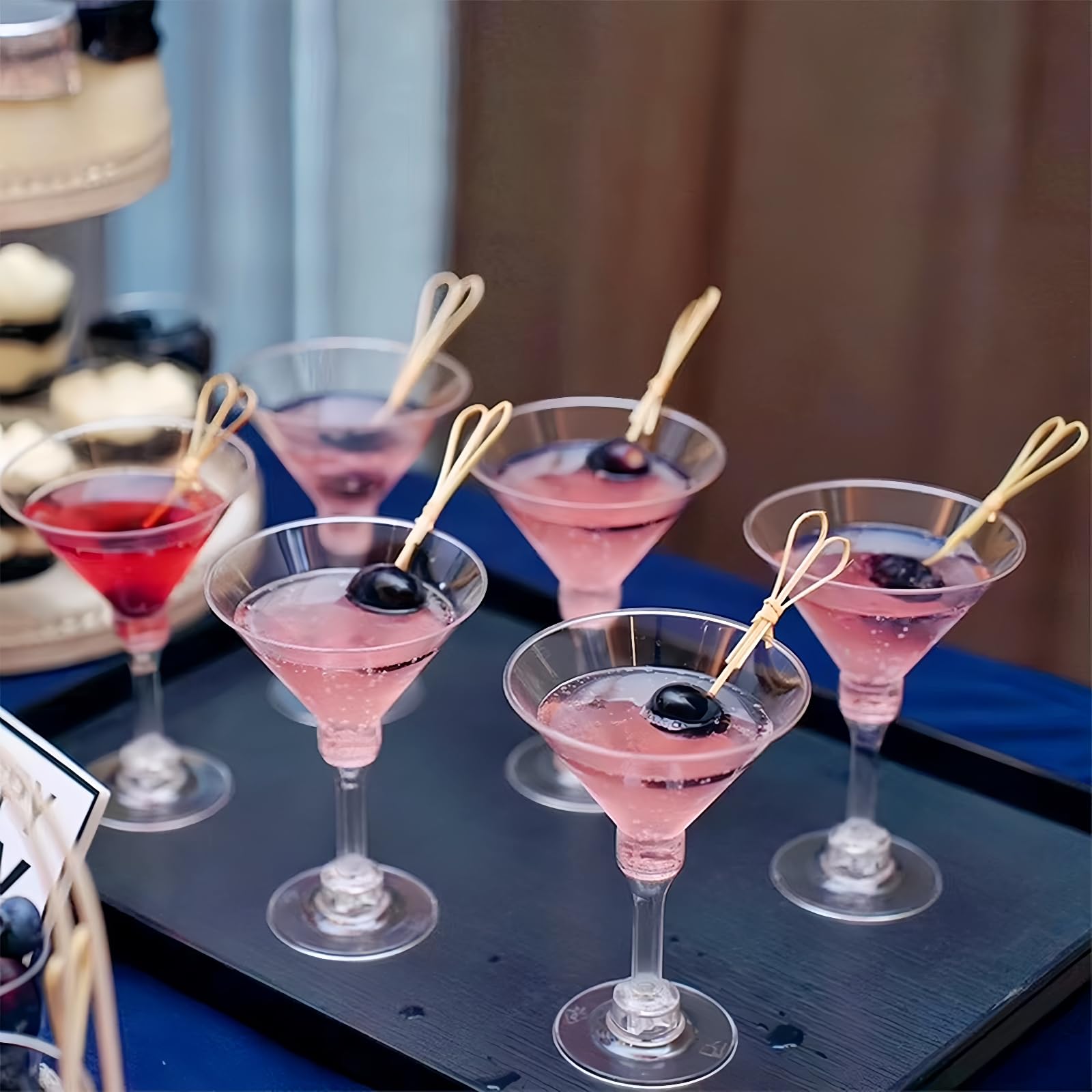 Copas de martini TOFLEN resistentes a roturas y con acabado cristalino.
