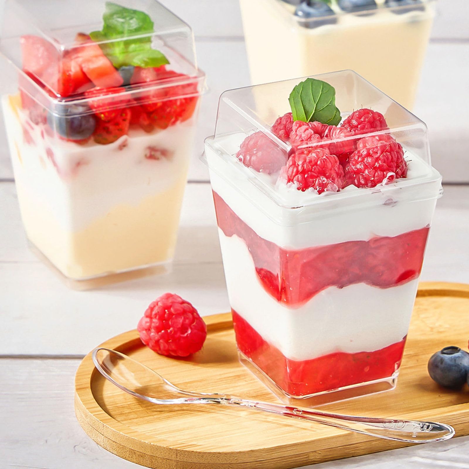 TOFLEN copas para aperitivos y postres ensaladas y frutas en porciones individuales