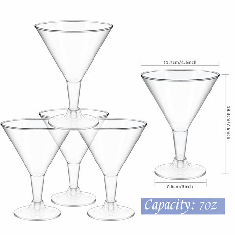 TOFLEN copas postre transparentes para presentar postres